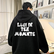 抖音得物供货可提供视频秋冬重磅美式宽松连帽卫衣DL1986，男装卫衣，电商A486