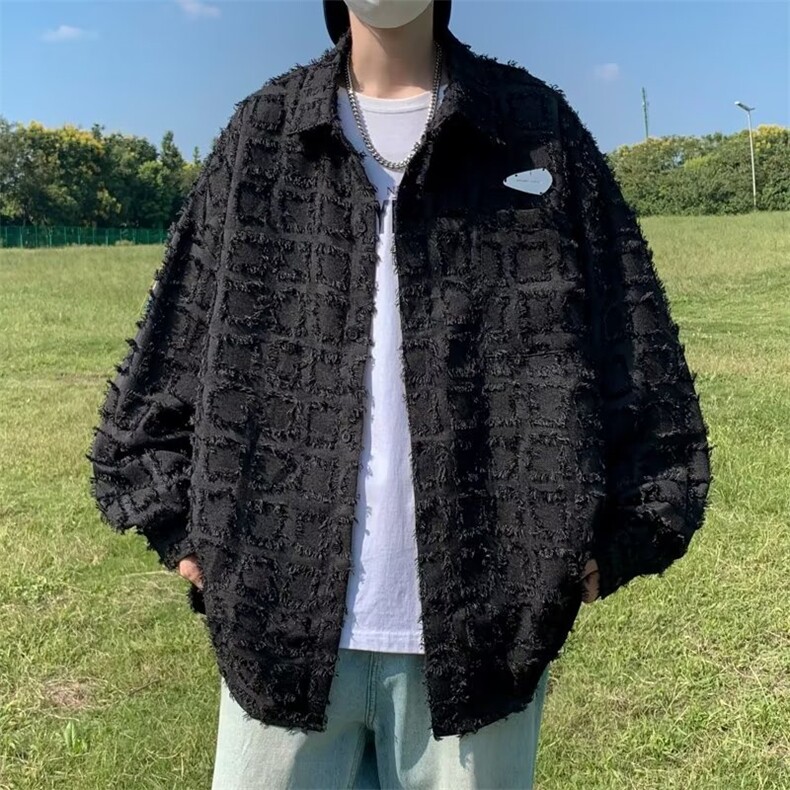 新款潮流男流苏衬衫 FC019 P42图片