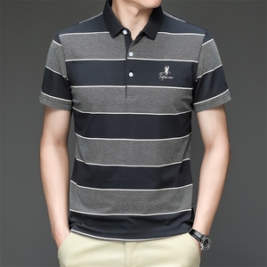 夏季保罗T恤衫衣服Polo衫男士短袖商务休闲翻领半袖 HMQ308-P63图片
