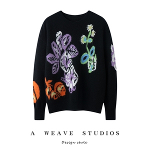 2025牵牛花套衫百搭时尚，女装针织衫/毛衣，兴泰羊绒