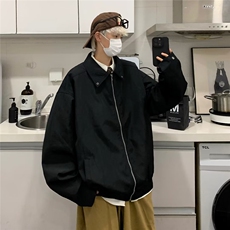 美式复古高街夹克男2023年春秋季新款潮牌宽松棒球服外套，男装夹克，星座716-4