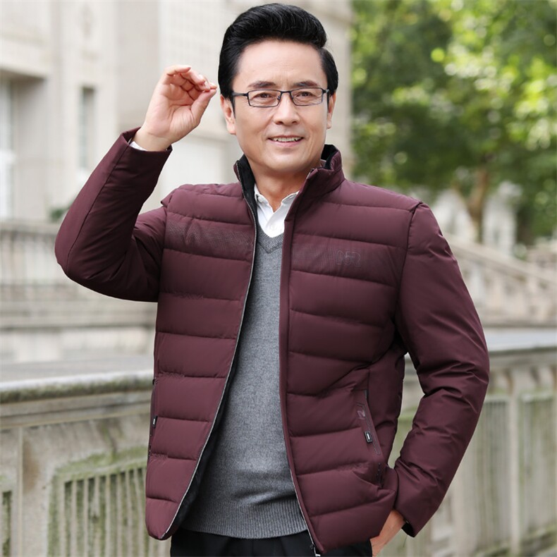 6802/P80大货款！爸爸冬季棉袄中老年外套男休闲商务立领棉服,男装棉衣,星座1216（原钱塘722）