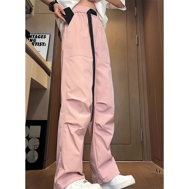 有货（自家图）美式多巴胺冲锋裤夏季vibe直筒长裤K2362特P50控68,男装休闲裤,星座218-5