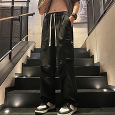 直播数据款春季新款大口袋伞兵裤宽松直筒休闲裤工装裤K515-P42，男装休闲裤，星座914-3