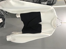 拼接小短款卫衣，女装卫衣/绒衫，cong 聪+