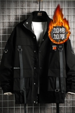 280斤可穿立领棉衣棉服男2023冬季新款慵懒风加棉外套加肥加大码，男装棉衣，钱塘717(原712)