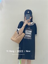 海军领连衣裙，女装连衣裙，一杭