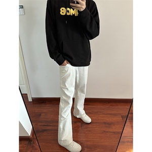 B221 美式ins高街加绒加厚牛仔裤 LK23010-P60 控78 加绒P70 控98图片