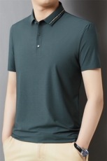 BGW804005男士2024年夏季新款百搭T恤男短袖商务休闲体恤男装，男装T恤，电商B360