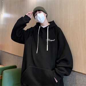 已注册港风华棉得物抖音直播高品质宽松男休闲连帽卫衣W5226P40图片
