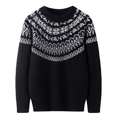 秋冬男女通用2025秋冬新款费尔岛，童装儿童羊绒衫，奥赛羊绒童装