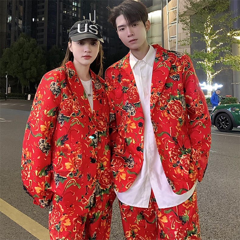 R1薛子谦同款同花色同质量同款式中高端西服大码套装情侣，男装西服，星座115A(原星座507）