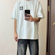 万针全刺绣工艺抖音得物高品质260克重磅纯棉双纱美式高街短袖T恤，男装T恤，电商A486
