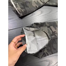 设计感迷彩宽松直筒牛仔裤男女新款显瘦百搭工装阔腿裤LA0877-P45，男装牛仔裤，星座1008