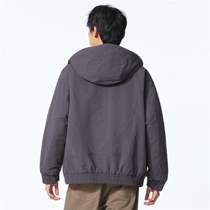 夹棉2025秋冬新款连帽工装夹克男女户外登山服棉服图片