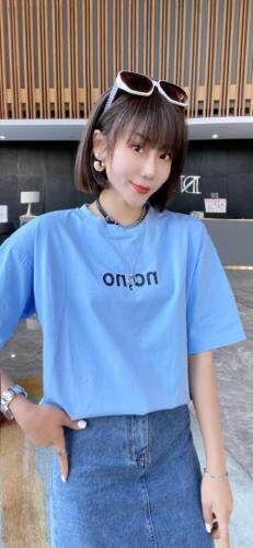 夏装新款韩版女装短袖T恤，女装T恤，简蔻