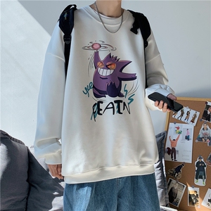 ?港风中性情侣大码休闲运动套头卫衣男外套7246P30图片
