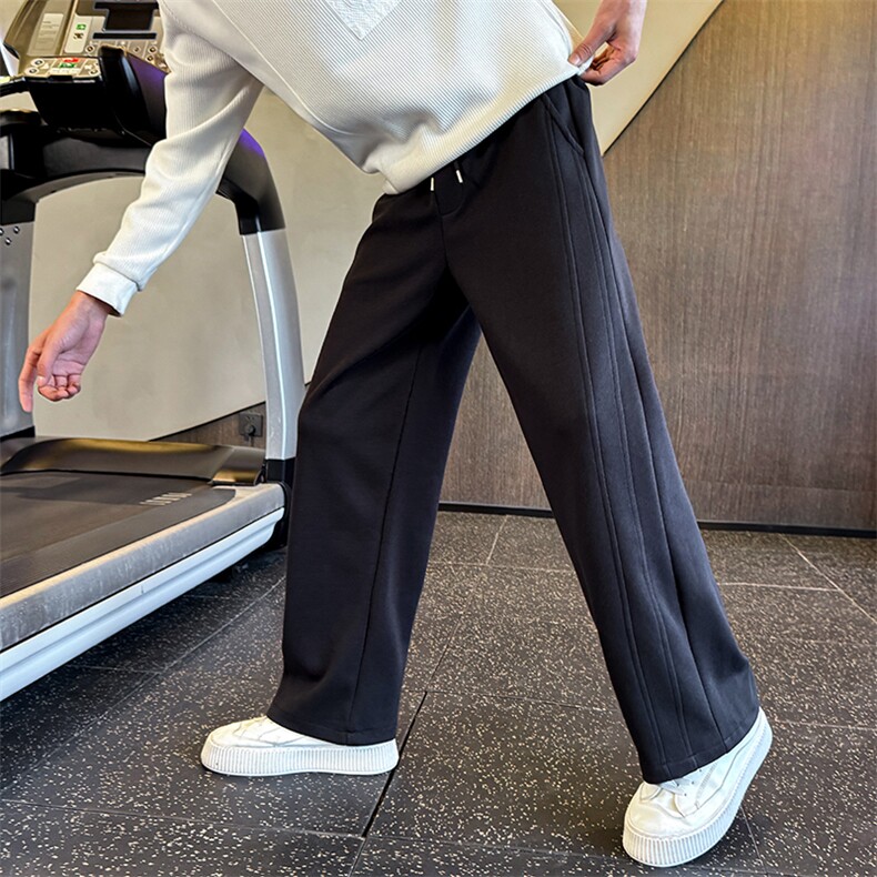 K555-P68控98-常规加绒都有秋冬加绒高级条纹男裤直筒休闲裤新款，男装卫衣，星座102A（原电商D309-1）