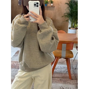 P40元网络图WY08款卫衣黑色杏色日系卫衣潮流文艺原宿新款图片