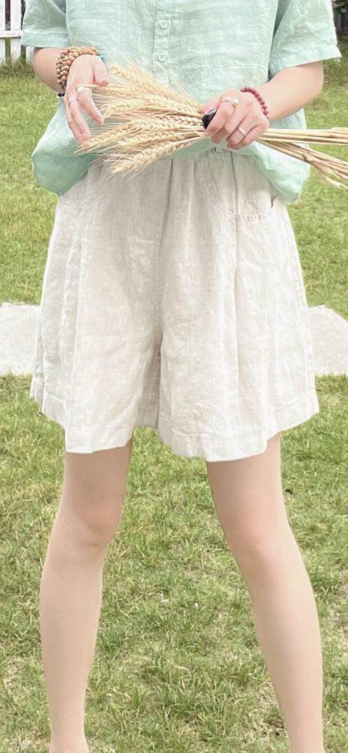 纯苎连衣裙小衫裤子裙子衬衣 时尚风 风淑女风休闲风，女装连衣裙，川哲