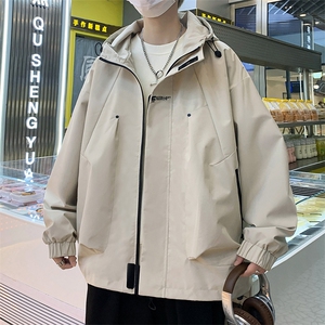 2025秋季户外三防冲锋衣夹克男女同款连帽防风登山外套JK745-P40图片