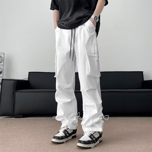 2024春季新款美式潮牌工装裤男机能设计感休闲长裤现货 K7831-P40图片