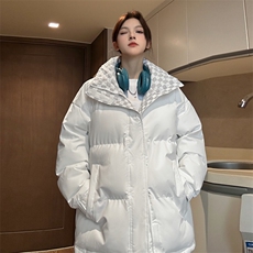 抖音得物品质深度库存三防面料假两件格子棉衣外套棉服WM666特P68，男装棉衣，电商A486