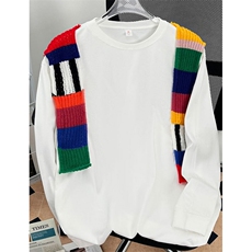 t恤男夏季韩版潮流简约长袖上衣港风宽松休闲潮牌体恤衫T03，男装T恤，星座1116A（原606A-3）