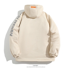 麂皮绒连帽棉衣男女棉服新款棉袄加绒外套冬装3355-P90控128，男装棉衣，星座207