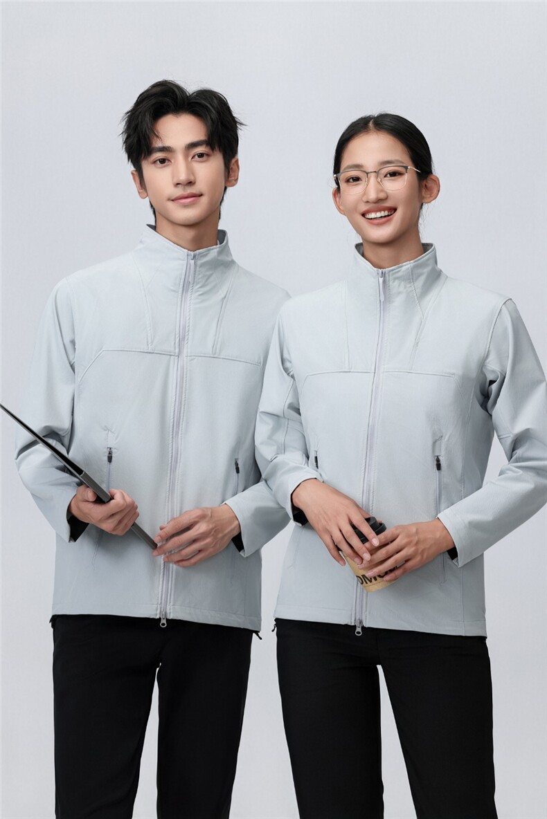 2025秋冬百搭时尚简约MAX轻量立领软壳衣，女装短外套，衫都服饰