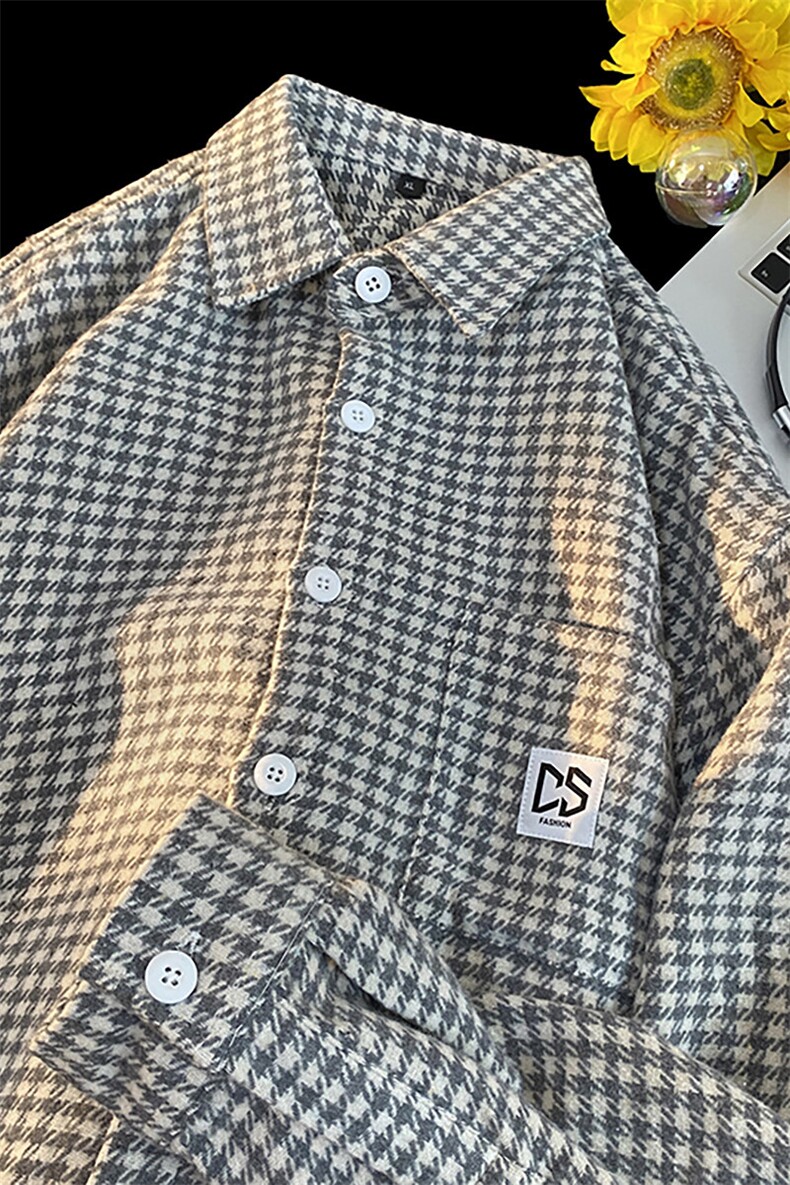 24年冬季加厚毛呢衬衫长袖现货衬衫DS-C323-1-2210-P40,男装衬衫,电商C323-1