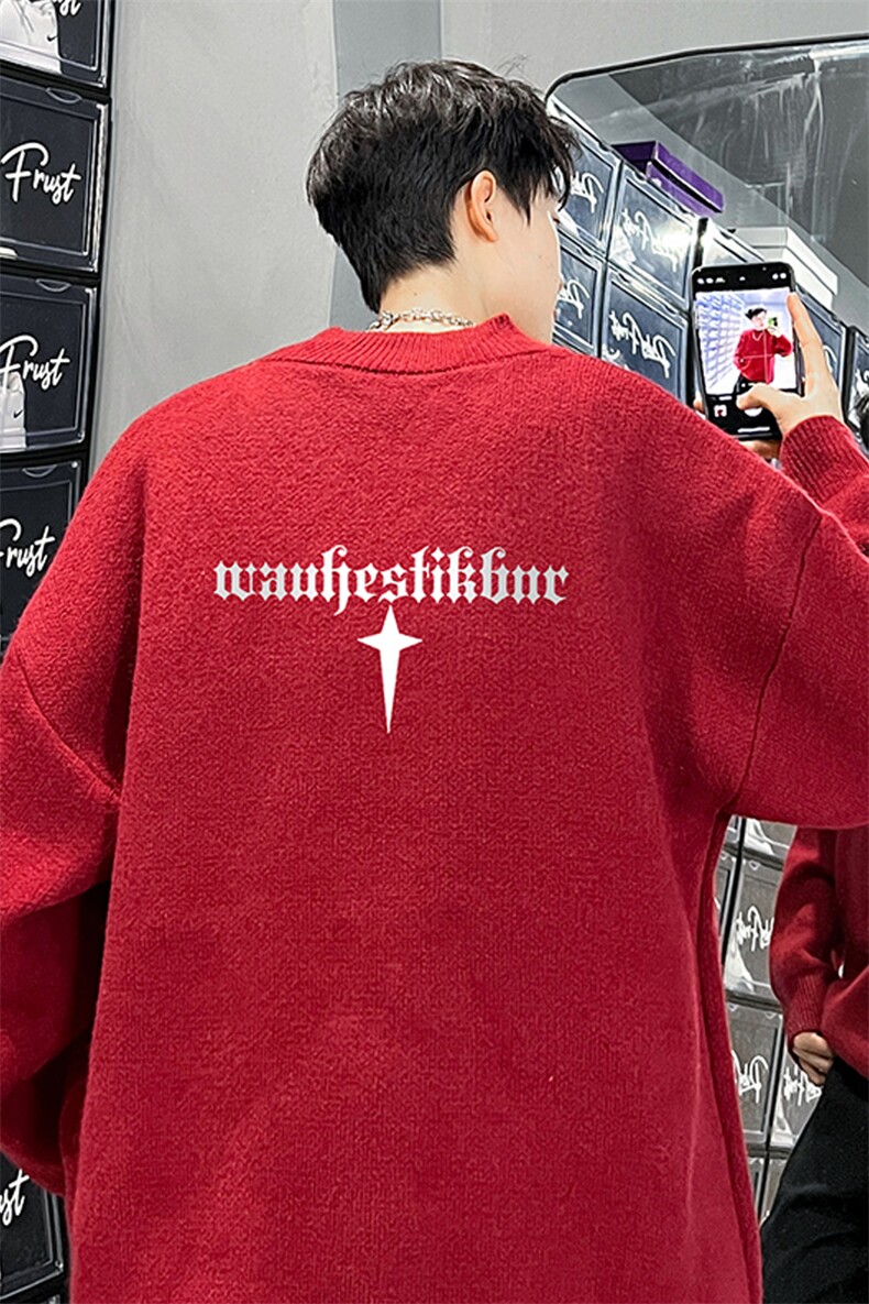 高质量！秋冬季半高领毛衣男士加绒加厚线衣男针织衫男MY161-P45,男装针织衫/毛衣,电商B367