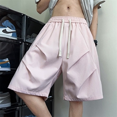 短裤男夏季薄款透气运动中裤美式休闲篮球裤子A436-585-P30，男装休闲裤，电商A436