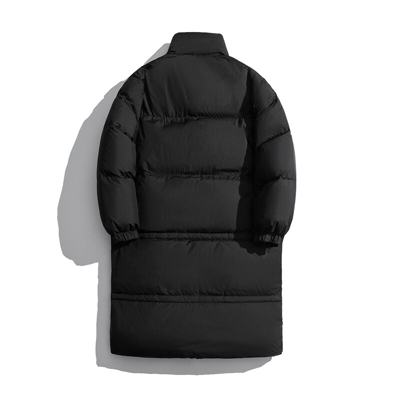 1白底美式复古潮牌中长款大码M-5XL过膝羽绒服男77930P258控378,男装羽绒服,星座226-2