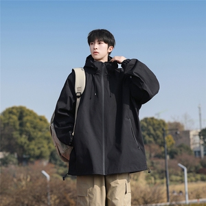 备货2万 得物抖音二开光板 防水连帽冲锋夹克外套 F560特批50控88图片