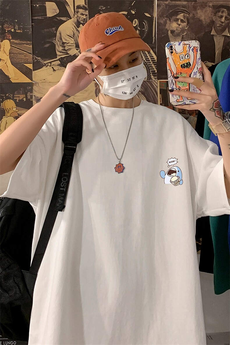 DX17239-P20纯短袖t恤男大码半袖打底衫宽松体恤衫港风,男装T恤,电商A040