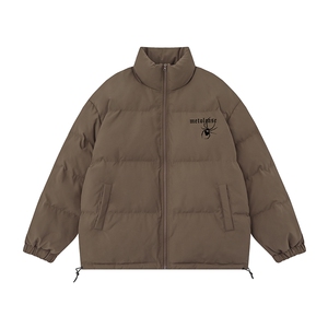 白底   新款冬季时尚百搭宽松字母印花棉服外套MY62059P85控118图片