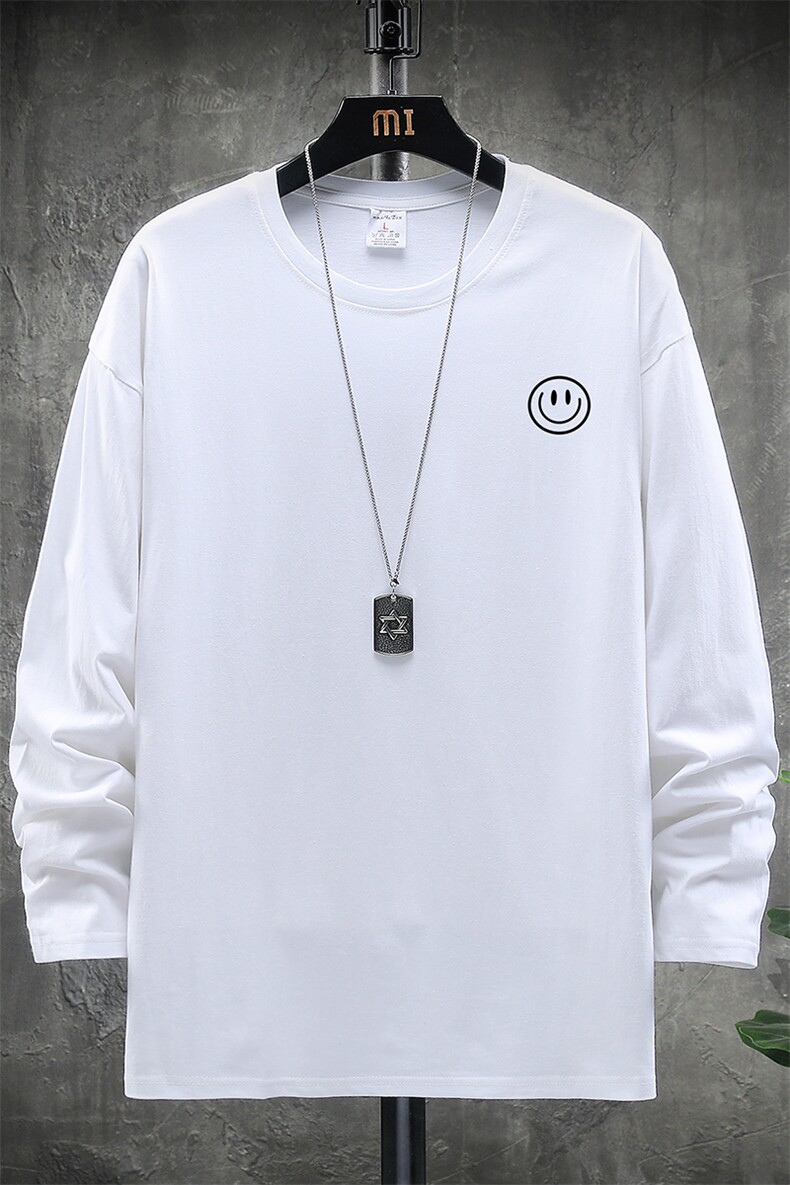 TX3224-P25纯长袖t恤男大码圆领打底衫体恤展架,男装T恤,电商A040A