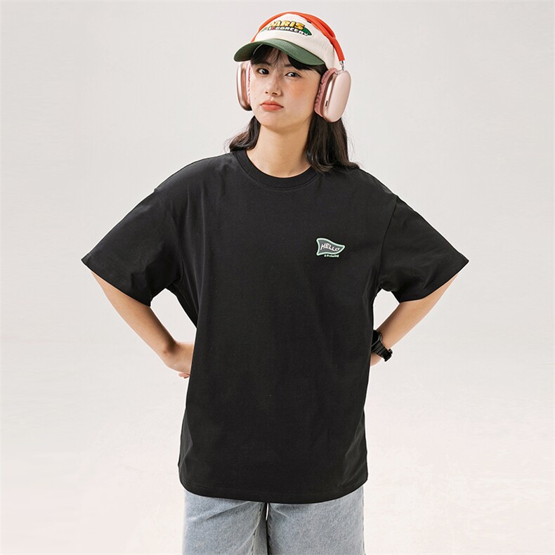 2025夏季新款男装日系潮牌纯棉印花圆领宽松短袖休闲T恤T960-F41,男装T恤,电商A101（原外27）