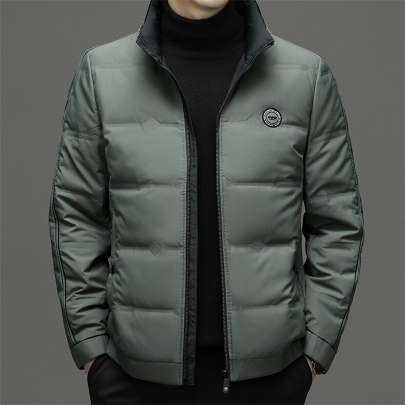 CSYR95510钱塘2020-2冬季厚款时尚休闲立领中年男士羽绒服P245图片