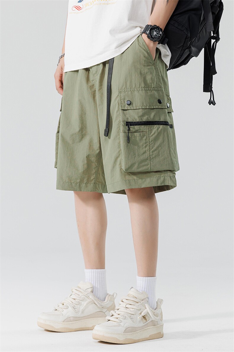 夏季重磅工装冰凉速干五分短裤潮流工装裤A436-5260-P5078,男装牛仔裤,电商A436