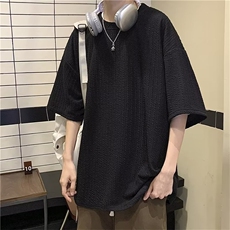 2023春夏季新款男休闲圆领短袖冰丝T恤T5563P25，男装T恤，星座1116-2
