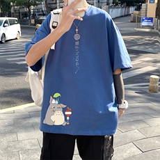 DX17152-P20纯棉短袖t恤男大码半袖打底衫宽松体恤衫港风，男装T恤，电商A040