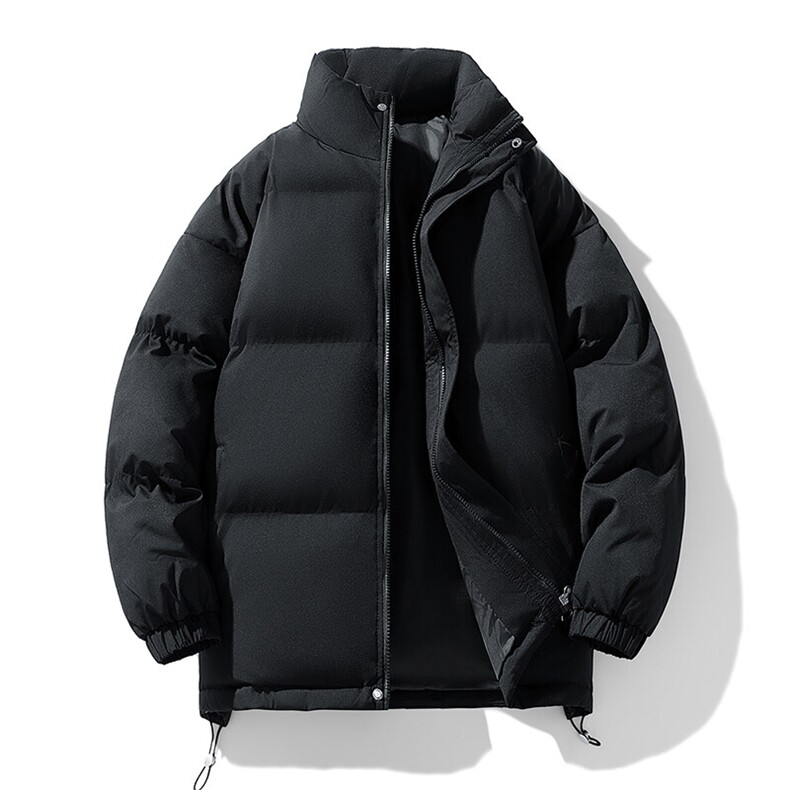 XZ-221/MY86/P68日系潮牌简约纯色加厚立领保暧棉衣棉服外套,男装棉衣,星座221