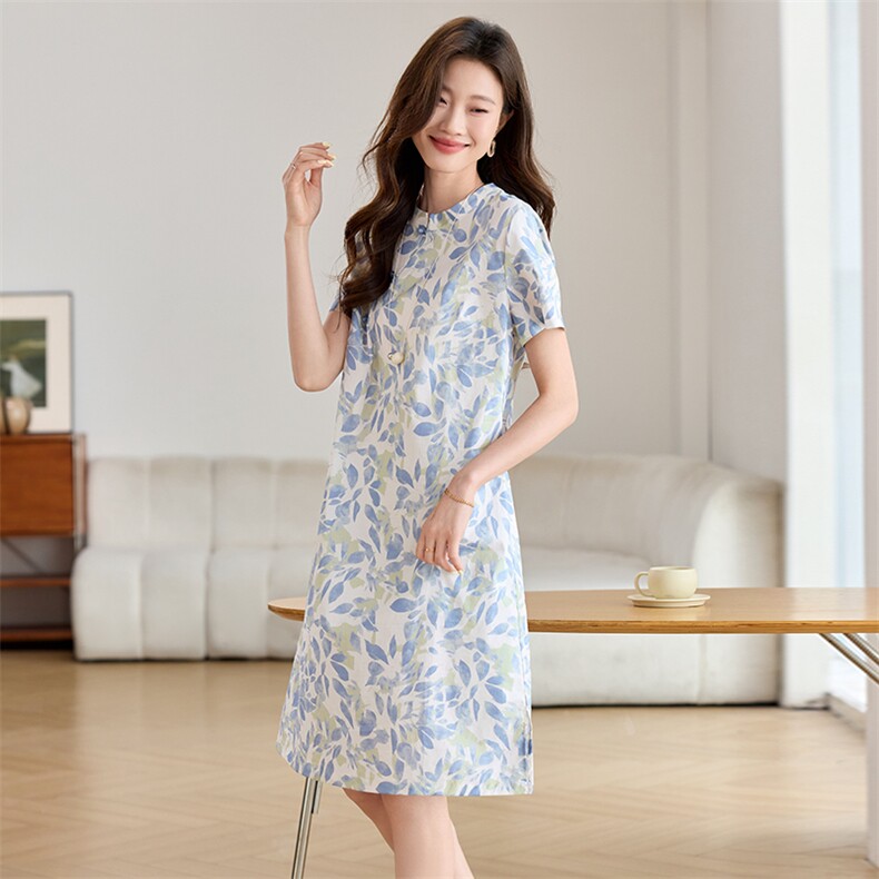 现货纯棉连衣裙，女装连衣裙，韩派