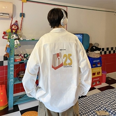 ！港风衬衫男短袖衬衣男上衣男秋季寸衫男大码CSX481-P35，男装衬衫，电商B371
