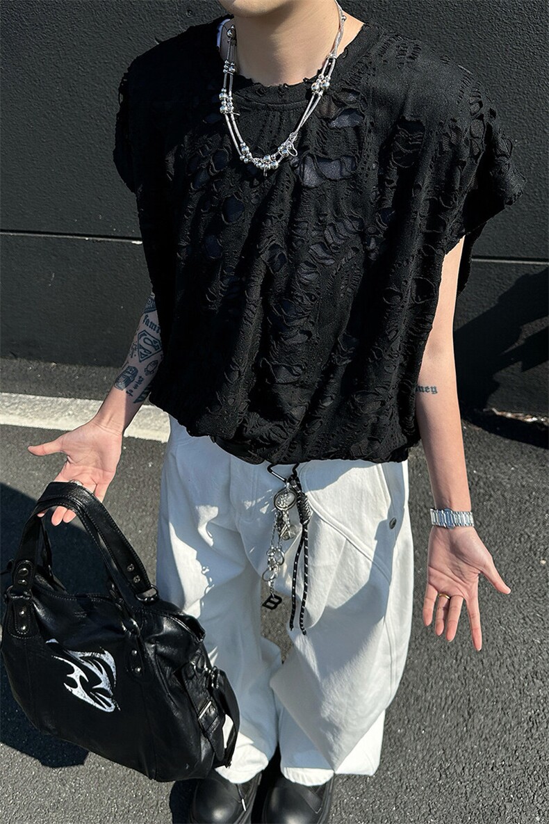 8XL-M重磅！特大码短袖T恤背心男宽松休闲百搭篮球服DX318P28,男装T恤,电商D206-1