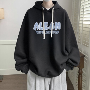 连帽卫衣男大码运动服帽衫外套WY2291-P35 加绒款-P40图片