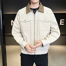 翻领夹克男春季简约宽松潮流百搭上衣服JK266-P73，男装夹克，星座308B-2