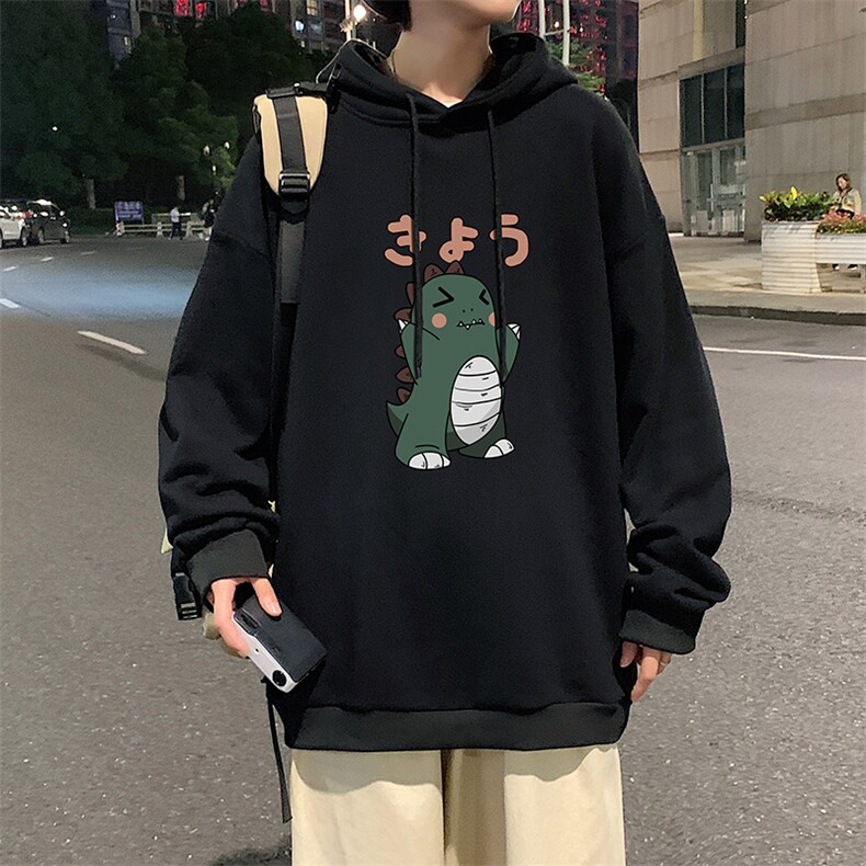 WY2037-P35加绒款-P40纯棉连帽卫衣男大码运动帽衫宽松薄外套男,男装卫衣,电商A040